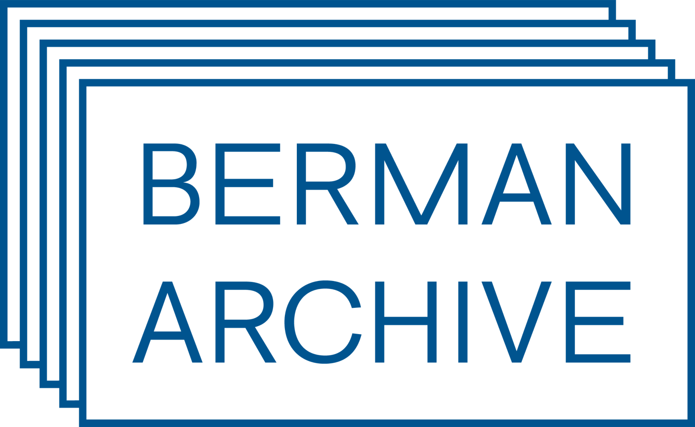 Berman Archive — work sample 3